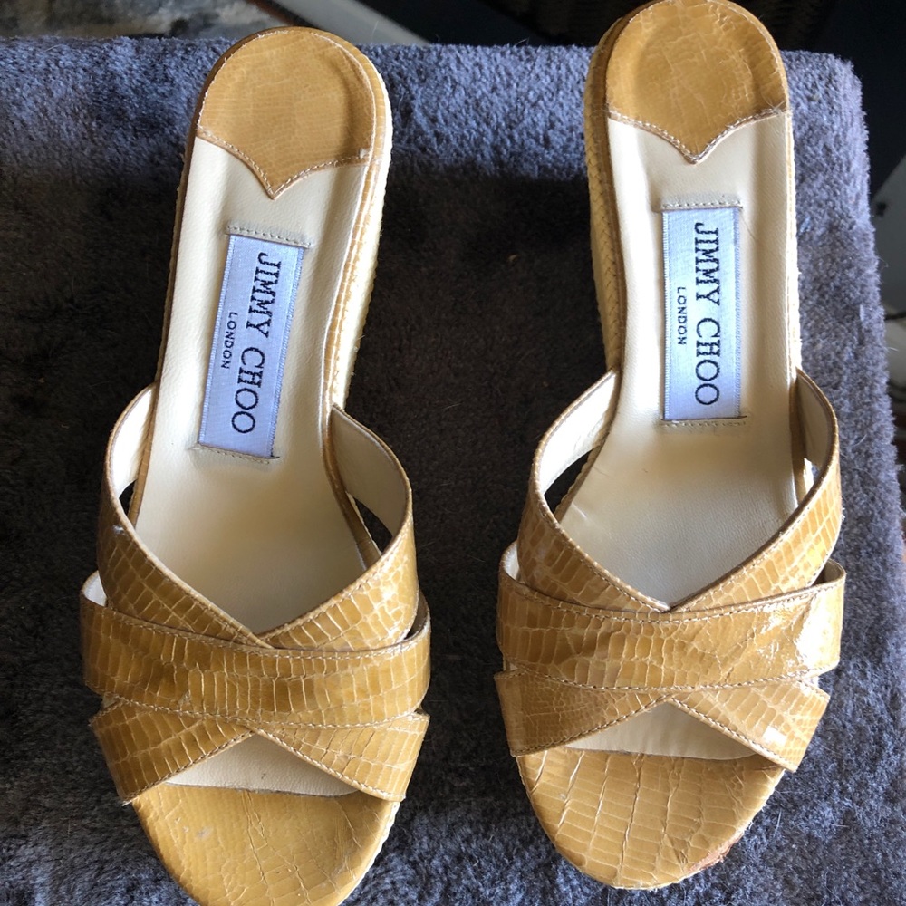 Jimmy choo wedge shoes